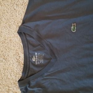 Lacoste, mens, blue Size XL v-neck tshirt
